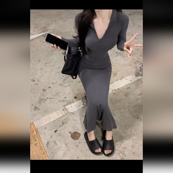 Dress Vintage Style Bodycon Retro - Picture 3 of 6